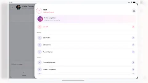 Manage your experience in the Meetance Android app