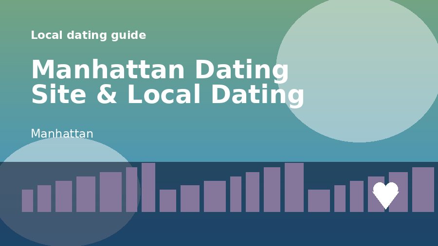 A local dating scene illustration for Manhattan Dating Site & Local Dating Guide