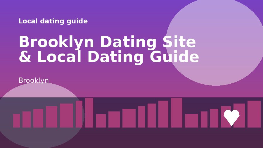 A local dating scene illustration for Brooklyn Dating Site & Local Dating Guide