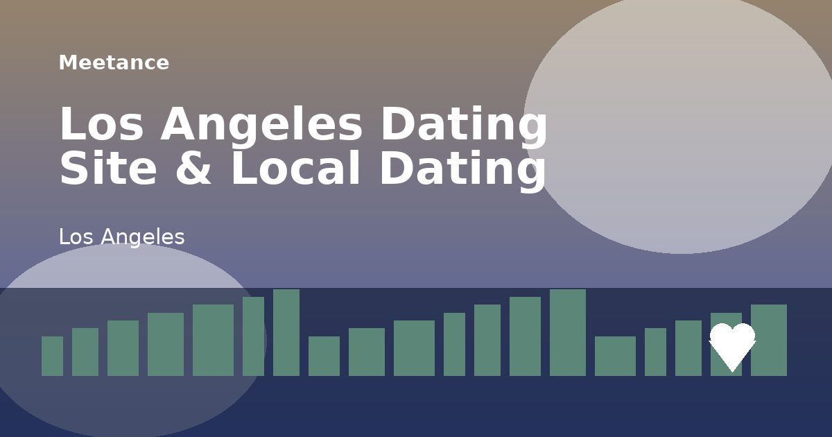 Los Angeles skyline and palm-lined overlook with an anonymous couple at sunset