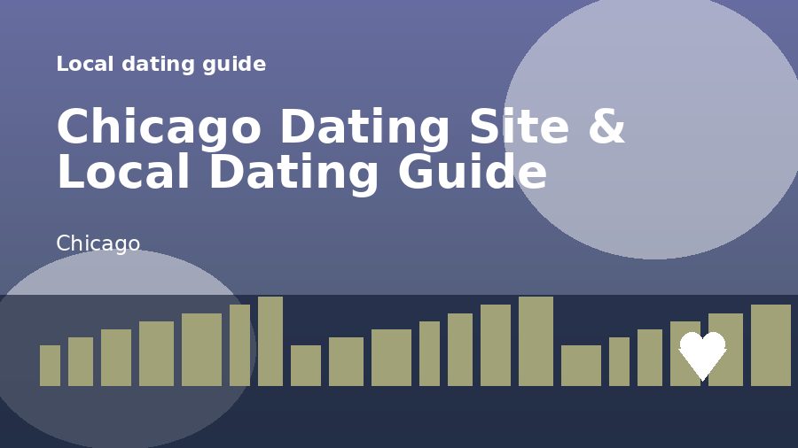 A local dating scene illustration for Chicago Dating Site & Local Dating Guide