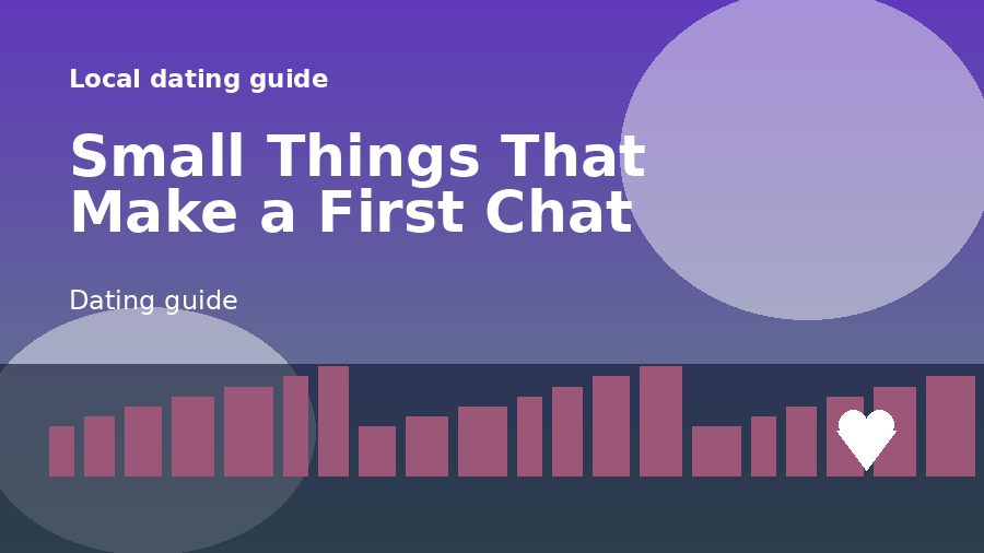 A dating guide illustration for पहली बातचीत को बेहतर बनाने वाली छोटी-छोटी चीजें