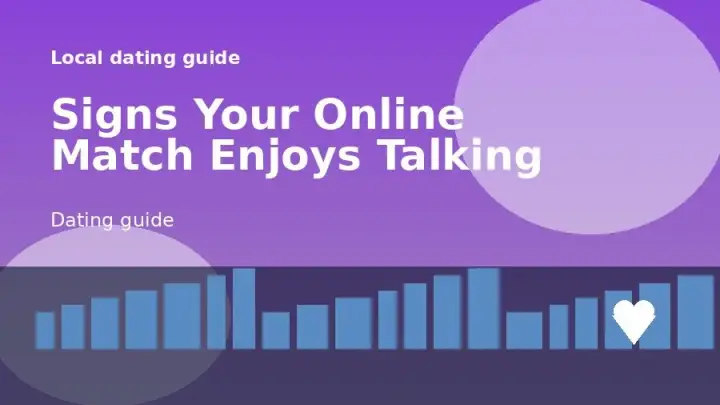 A dating guide illustration for オンラインマッチがあなたと話すのを楽しんでいるサイン