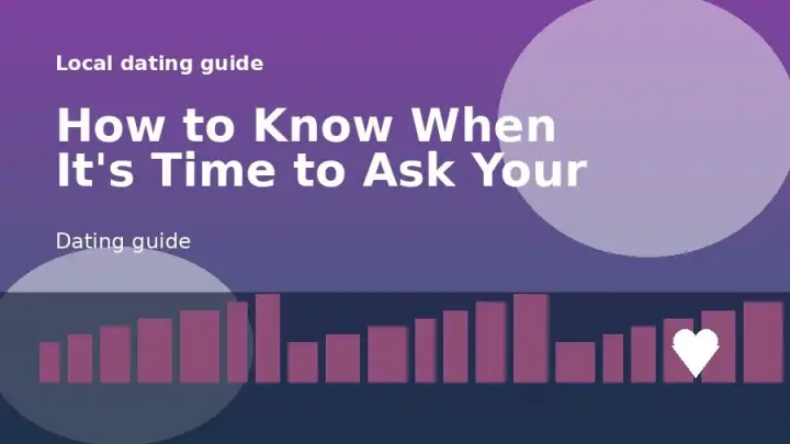 A dating guide illustration for איך לדעת מתי הגיע הזמן להזמין את ההתאמה שלכם לצאת