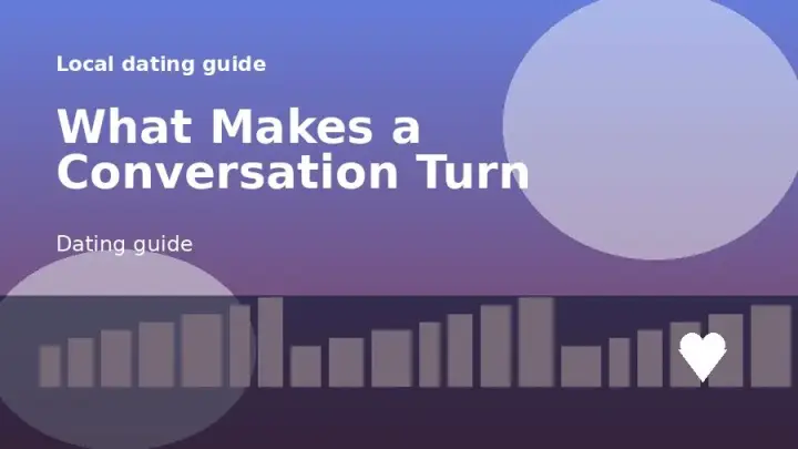 A dating guide illustration for What Makes a Conversation Turn Into a Match