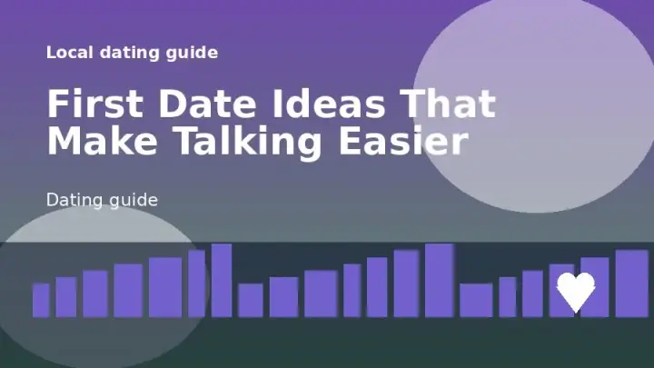 A dating guide illustration for 話しやすくする初デートのアイデア