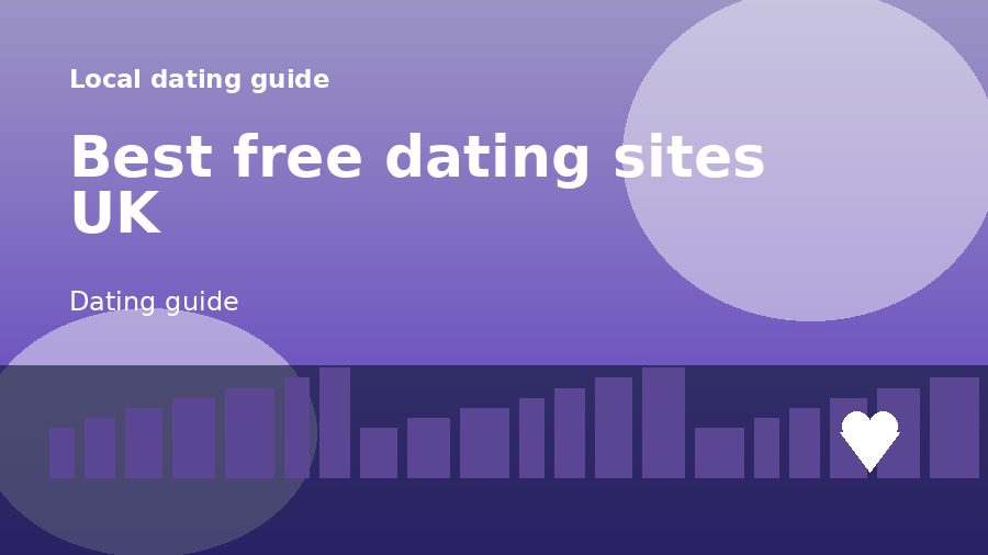 A dating guide illustration for Best free dating sites UK