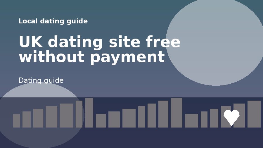 A dating guide illustration for UK dating site free without payment