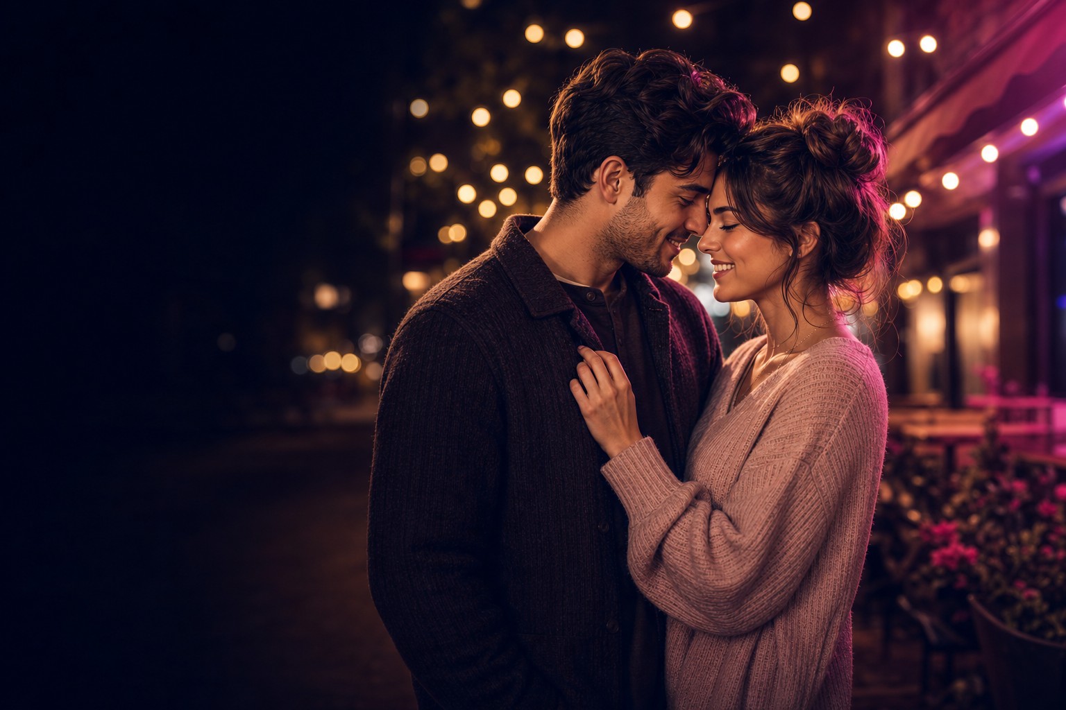 Happy Meetance couple