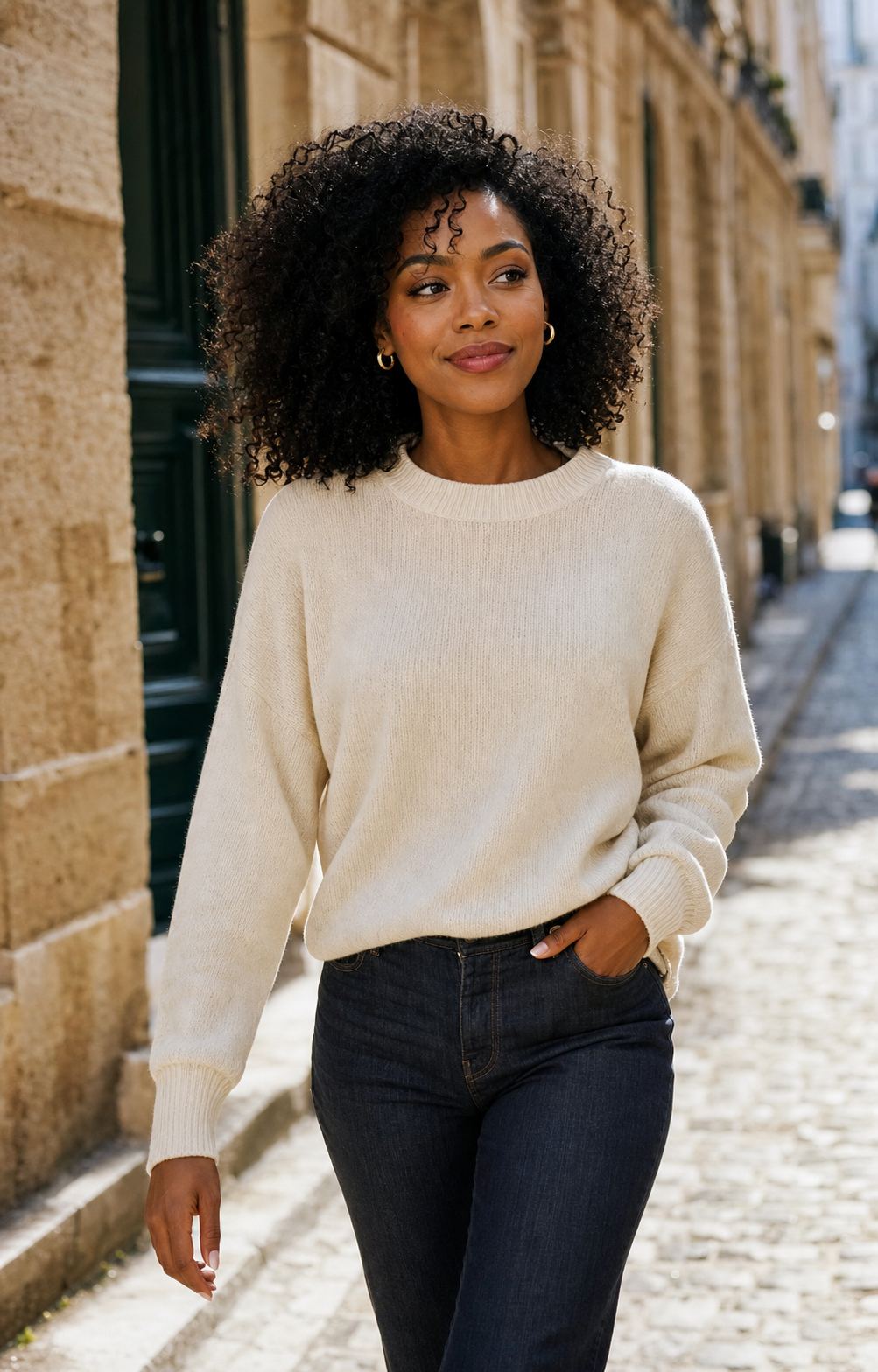 Paris Ivory Street Style featuring a fictional adult fashion model